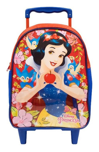 Mochila Escolar De Rodas M Princesa Branca De Neve Original