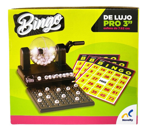 Bingo Pro De Lujo Novelty 3 Pulgadas