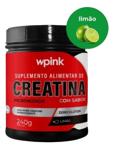 Kit Creatina E Colageno Limão Virgínea Wpink Limão Limão