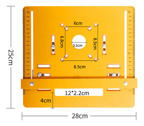 Placa Base De La Máquina De Corte Engrosada Para El Hogar L