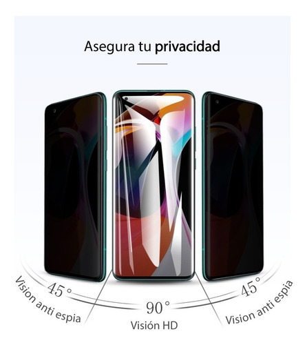 Imagen 2 de 6 de Hydrogel Anti Espia Matte Protector Para Todos Los iPhone 14