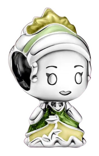 Charm Princesa Tiana Disney Plata S925