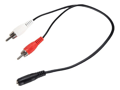 Cable Convertidor De Auxiliar Estereo 3.5mm Jack A 2 Plug