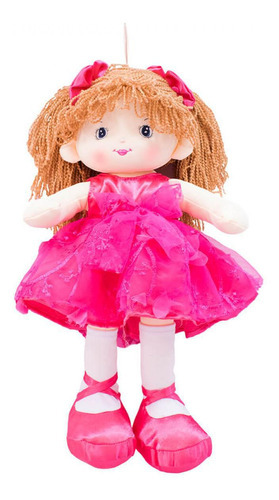 Boneca Bailarina Vestido Pink 48cm