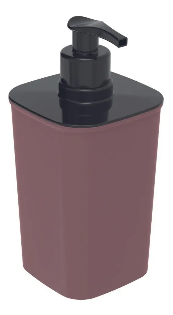 Porta Sabonete Liquido Classic Vermelho Fosco 420ml Plasútil