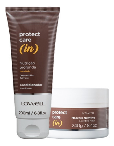 Kit Lowell Protect Care (in) Nutricao Profunda (2 Produtos)
