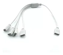 Comprar Cable Splitter Divisor Rgb 1 X 4 12v 4 Pines Tira Led Mother
