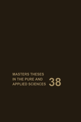 Libro Masters Theses In The Pure And Applied Sciences: Ac...