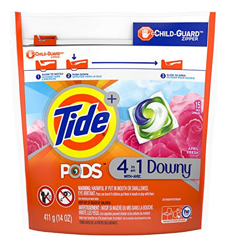 Detergente Para Ropa Pods Tide Pods With Downy April Fresh 1