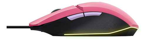 Mouse Trust Gxt 109 Felox Gamer Alambrico Rosado