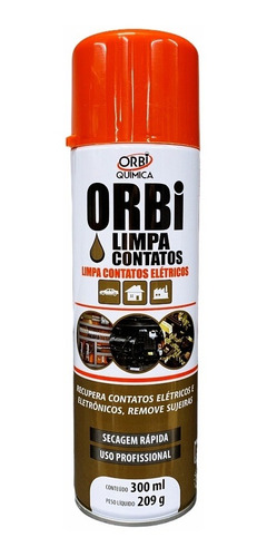 Spray Limpa Contatos Elétricos Orbi Quimica 300ml