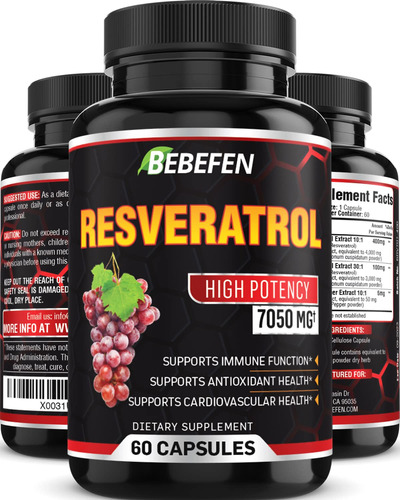 Bebefen Suplemento De Resveratrol - 98% Trans-resveratrol - 