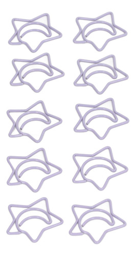 Clipes De Papel Pequenos, 100 Unidades Em Forma De Estrela R