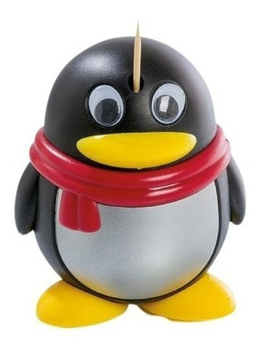 Paliteiro Em Formato De Pinguim Gordinho - 12 Cm | Decoração