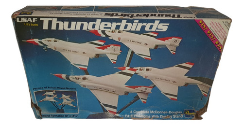 4 Aviones F4 Phantom Usaf Thunderbirds Kit Esc 1/72 Revell