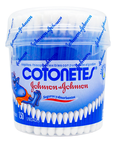 Johnson Cotonetes Hisopos Flexibles Descartables 150u