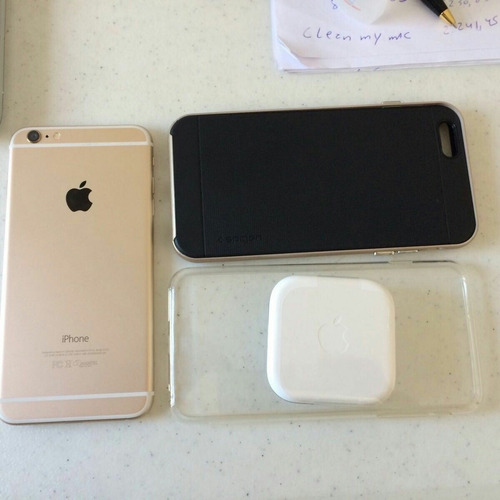 iPhone 6, Plus, 64 Gb, Dourado, Muito Novo E Completo