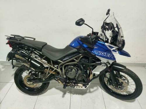 Imagem 6 de 12 de Triumph Tiger 800 Xcx Abs Azul 2018