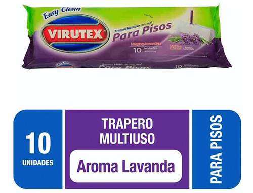 Trapero Multiuso Virutex 10 Unidades Lavanda -