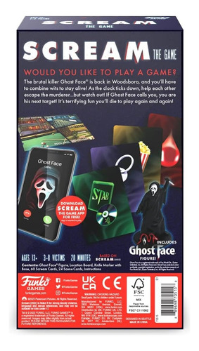 Funko Games Scream The Game Party Game Para Mayores De 13 Añ