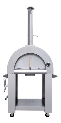 Horno A Leña Pizzero Acero Inoxidable Con Accesorios.