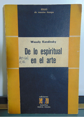 Adp De Lo Espiritual En El Arte Wassily Kandinsky / 1960
