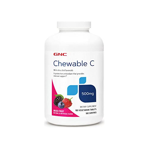 Gnc Chewable C 500 Mg - Fruta Mezclada Masticable - L1o6d