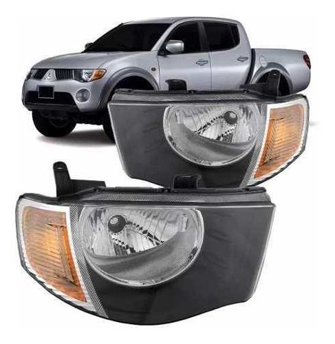 Optica P/ Mitsubishi L200 Triton 2009 10 11 2012 G/ambar Der