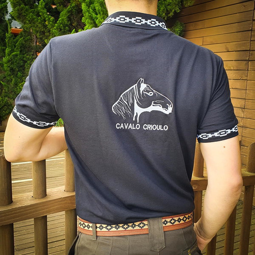Camisa Polo Cavalo Crioulo