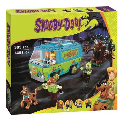 Scooby-doo Mystery Machine Compatible Mega Construx Bloques