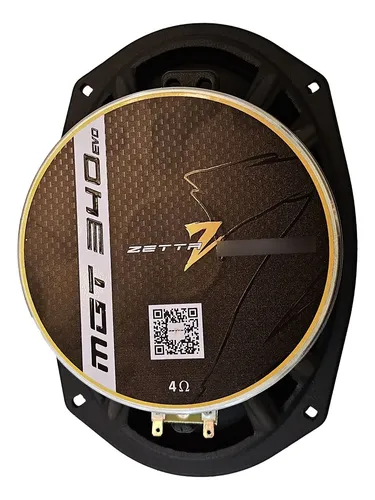 2 Pares De Alto Falante Zetta Audio 6x9 340wrms Evo 4 Ohms