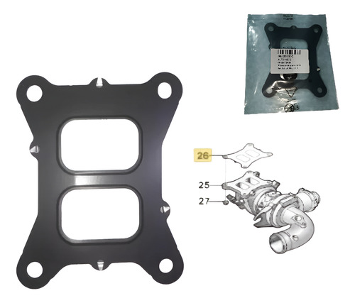 Junta Coletor Escape Turbina Golf Tiguan Passat A3 S3 Q3 Tt