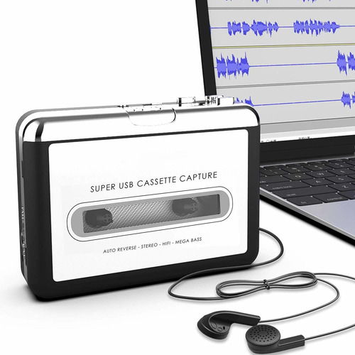 Cassette Ercassette Tape To Mp3 Cd Converter Via Usb   ...