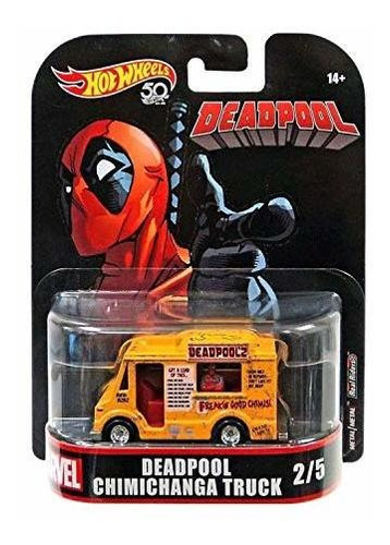 Hot Wheels Deadpool Food Truck, Escala Pyj4x