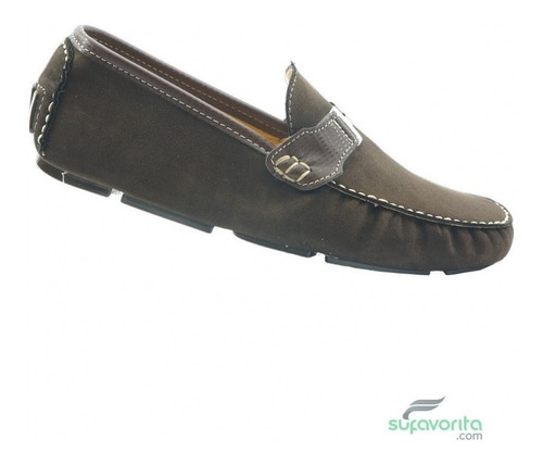 Zapato Casual Economico Nobuck Cafe Marca Blackmont