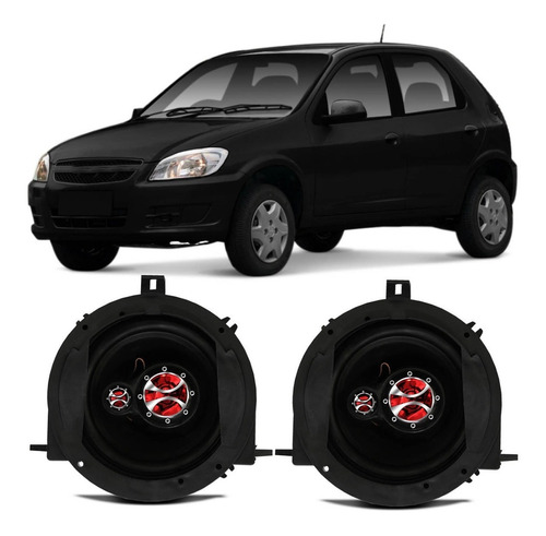 Par De Alto Falante Foxer Celta 00 A 15 100w Rms 5 Polegadas Cor Preto