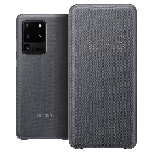 Imagen 1 de 7 de Funda Led Wallet Cover Samsung Galaxy S20 Ultra 5g