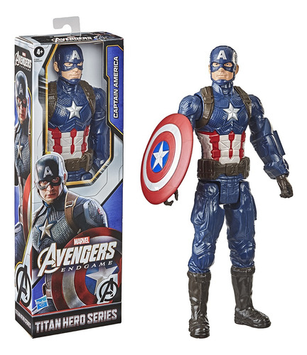 Figura Marvel Titan Hero Series Capitán América 30cm