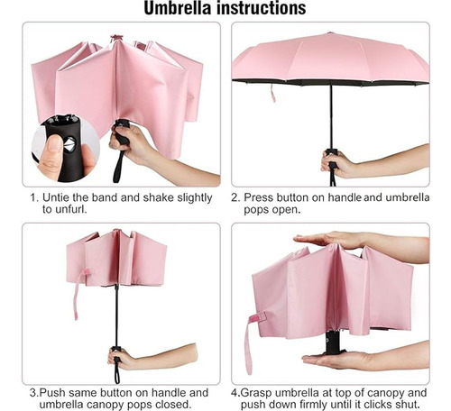 Guarda-chuva Dobrável Automático, Guarda-chuva De Viagem À