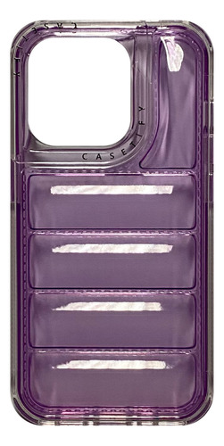 Protector Para iPhone 15 Plus Puffer Purpura 