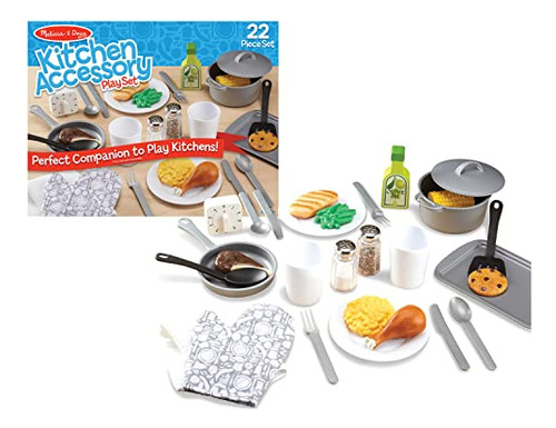 Kit De Utensilios De Cocina Melissa Doug, 22 Piezas