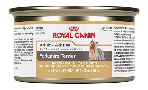 Alimento Húmedo Royal Canin Yorkshire/chihuahua 85 Gr.