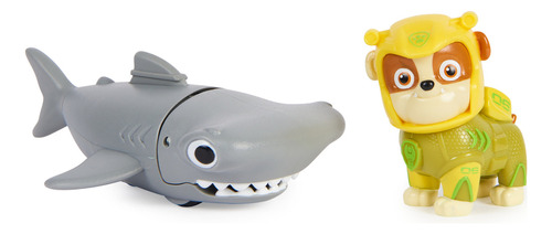  , Aqua Pups Rubble Y Hammerhead Juego De Figuras D