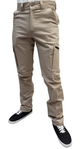 Pantalon Cargo Explora Ullum Slim Elastizado Trabajo