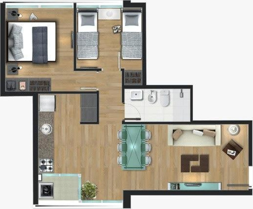 Imagen 2 de 3 de Venta Apartamento 2 Dormitorios Y Cochera La Blanqueada