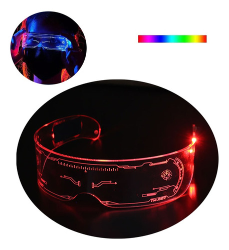 Gafas De Tecnología Luminosa Led Fiesta De Navidad Baile