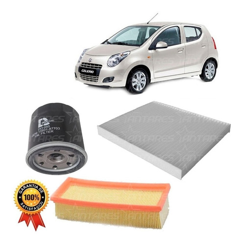 Kit Filtros Para Suzuki Celerio 2009 2017 Aire Polen Aceite