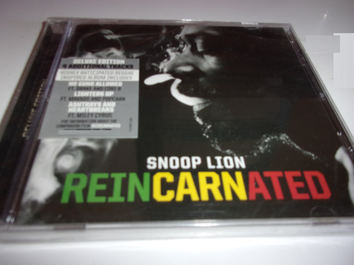 Cd Snoop Lion Reincarnated Nuevo Deluxe Dancehall 32d Miley