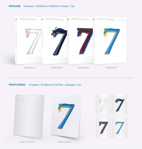 K-pop Bts Map Of The Soul 7 Version 2 Albumgift-extra