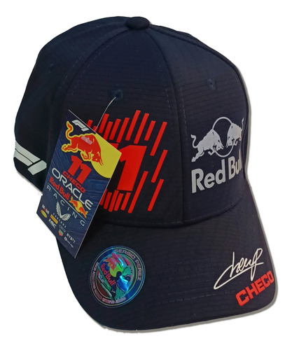 Gorra Checo Pérez Red Bull Edición Limitada Fórmula Uno